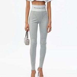 Alexander Wang Gray High Waisted Leggings